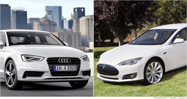 Tesla and Audi to become AT&T cars