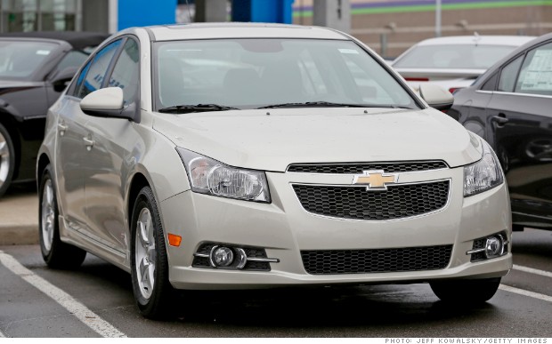 GM freezes sales of popular Chevrolet Cruze due to airbag issue