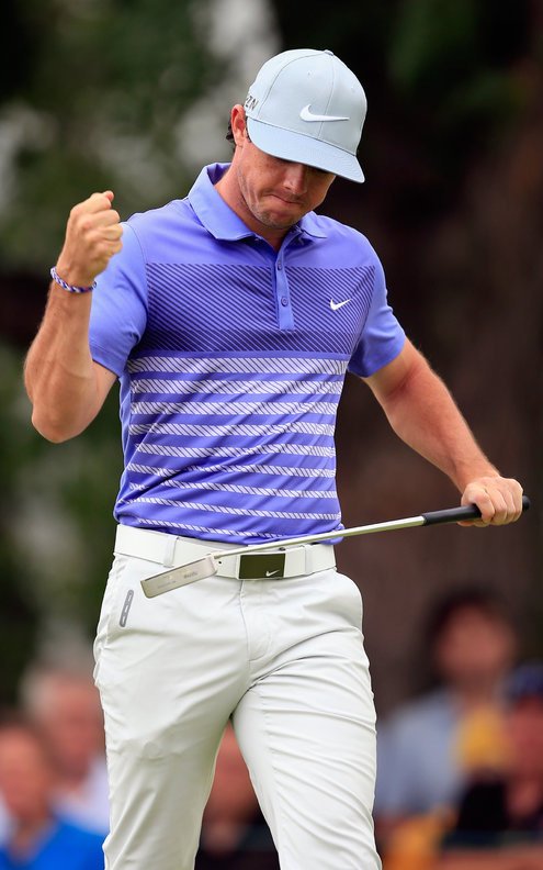 Rory McIlroy Shares Lead at BMW Championship