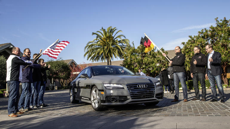 Audi's 550-mile self-driving gamble