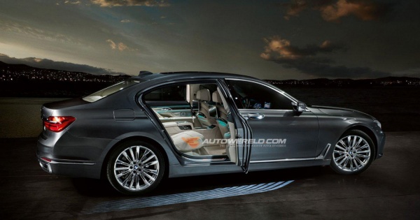 This is the new BMW 7 Series, a rolling temple to high-tech