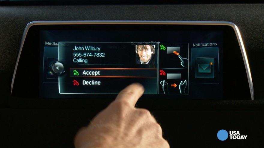 Finger pointing controls BMW's new 7 Series