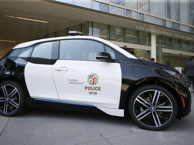 Los Angeles unveils puny BMW electric police car