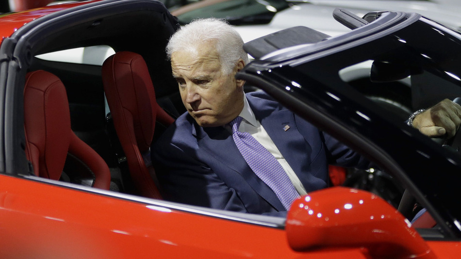 Joe Biden lost $10 betting a Cadillac was quicker than a Tesla